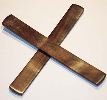 Flat World Musical Rhythm Bones Rosewood Pair Bones Lark in the Morning