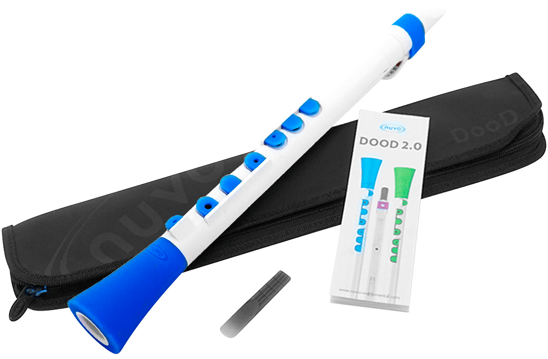 NUVO DooD 2.0 Student Clarinet Clarinets NUVO White/Blue