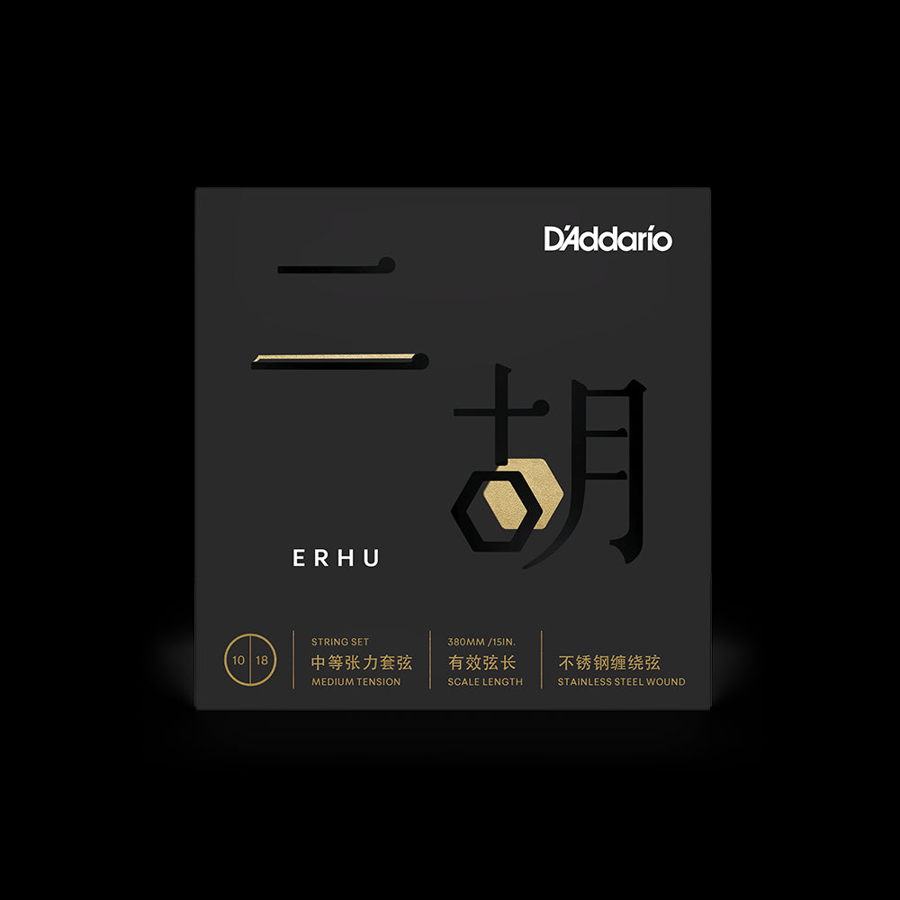 D'Addario Erhu Strings Set, Medium Tension 10-18 Accessories_Strings D'Addario