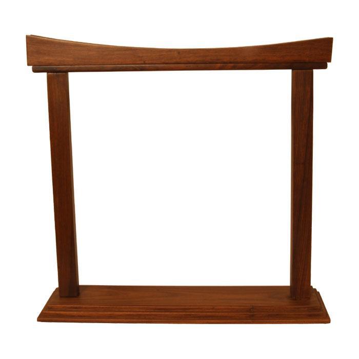 Gong Stand, Rosewood, Curved, 14 Inch Gongs DOBANI
