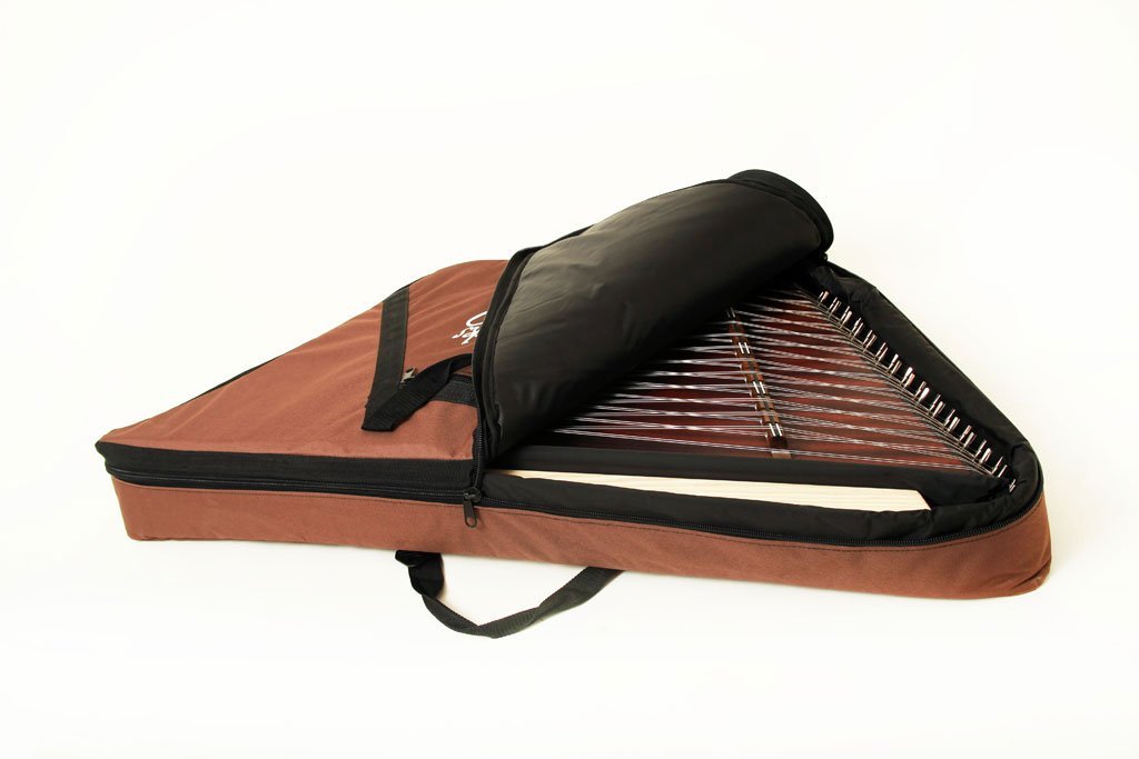 Master Works Hammered Dulcimer 16/15 Pioneer Package Hammered Dulcimers Master Works Brown Padded