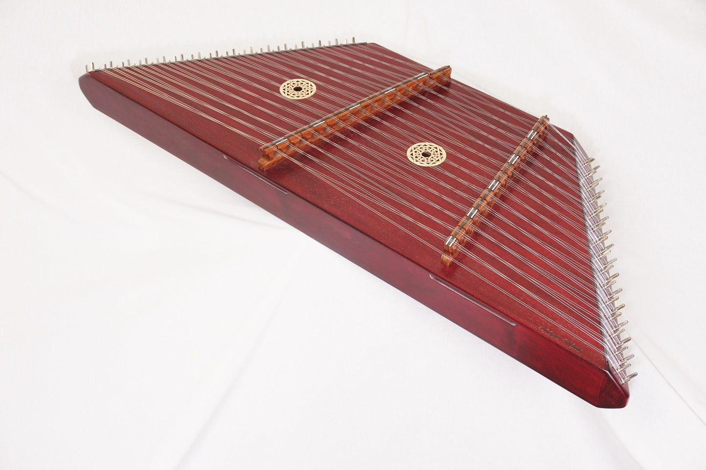 Master Works Hammered Dulcimer 16/15 Pioneer Package Hammered Dulcimers Master Works Cranberry Lightweight