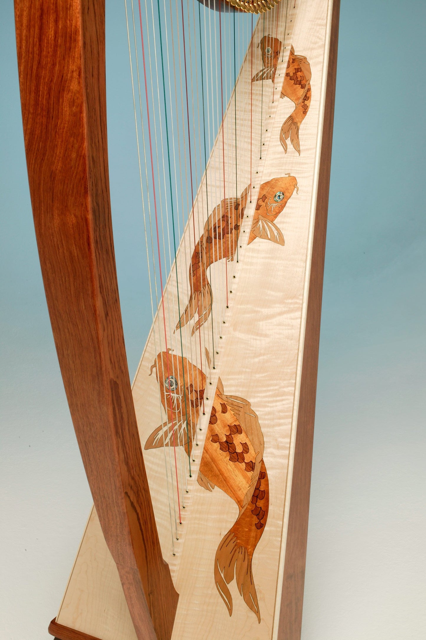 Triplett Eclipse Harp w/ levers and case, 38 strings Harps Triplett