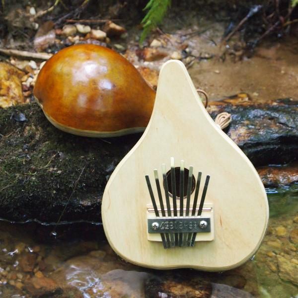 Half Shell Kettle Gourd Kalimba Kalimbas & Sansulas Mountain Melodies
