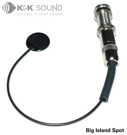 K&K Sound Big Island Spot Internal Ukulele Piezo Pickup With Jack Pickups & Transducers K&K Sound