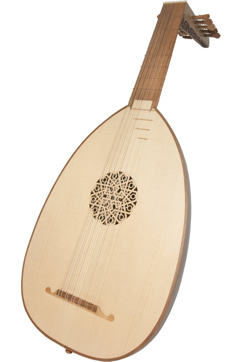 Roosebeck Deluxe 6-Course Lute Walnut Lutes Roosebeck