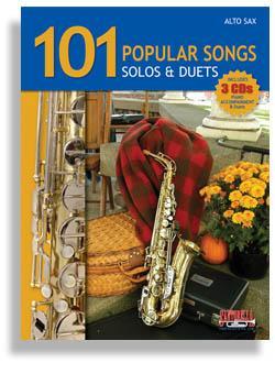 101 Popular Songs for Alto Sax * Solos & Duets * with 3 CDs Media Santorella