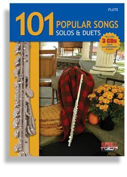 101 Popular Songs for Flute * Solos & Duets * with 3 CDs Media Santorella