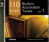 110 Irish Button Accordion Tunes 2-CD Set Media Hal Leonard