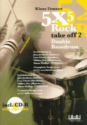 5X5 Rock: Take Off 2 Book/CD Set Media Mel Bay