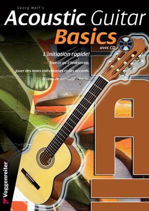 Acoustic Guitar Basics, French Edition  Book/CD Set Media Mel Bay