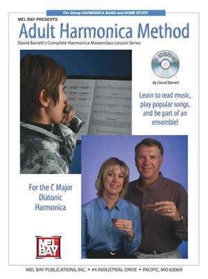 Adult Harmonica Method Book/CD Set Media Mel Bay