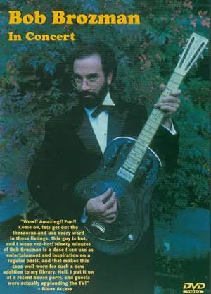 Bob Brozman In Concert DVD Media Mel Bay