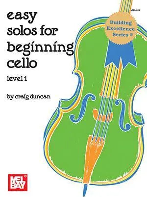 Easy Solos for Beginning Cello Level 1 Media Mel Bay