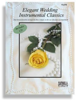 Elegant Wedding for Flute with CD Media Santorella