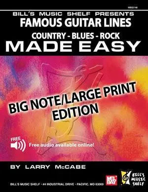 Famous Guitar Lines Made Easy Media Mel Bay