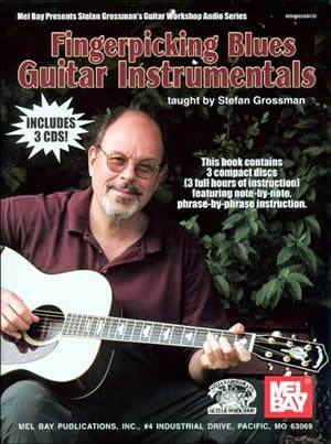 Fingerpicking Blues Guitar Instrumentals  Book/3-CD Set Media Mel Bay