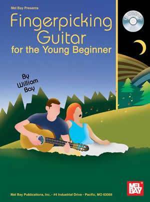 Fingerpicking Guitar for the Young Beginner Book/CD Set Media Mel Bay