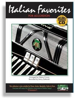 Italian Favorites for Accordion with CD Media Santorella