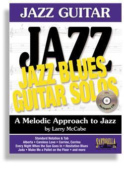 Jazz Guitar * Jazz Blues Solos with CD Media Santorella