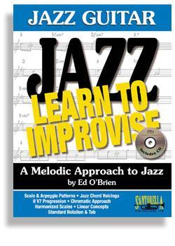 Jazz Guitar * Learn To Improvise with CD Media Santorella