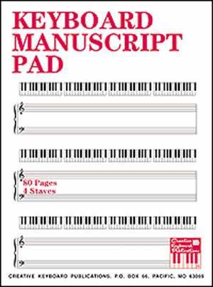 Keyboard Manuscript Pad Media Mel Bay