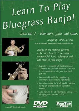 Learn To Play Bluegrass Banjo, Lesson 3 DVD Media Mel Bay