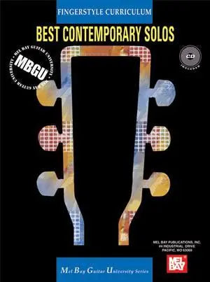 MBGU Fingerstyle Curriculum: Best Contemporary Solos Book/CD Set Media Mel Bay