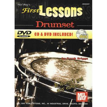 Mel Bay's First Lessons, Drumset, Book, CD, & DVD Media Mel Bay