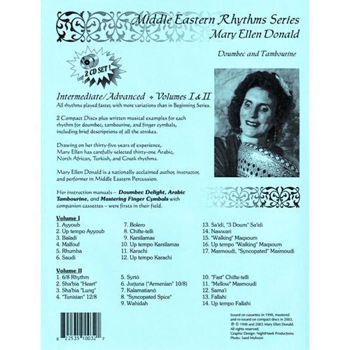 Middle Eastern Rhythms for Intermediate/Advanced Book & CD, Vol. 1 & 2 Media Lark in the Morning