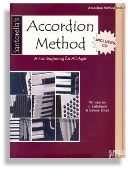 Santorella Accordion Method * Book 3 * with CD Media Santorella