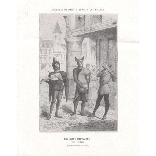 Print : Musiciens Ambulants Musical Prints Lark in the Morning