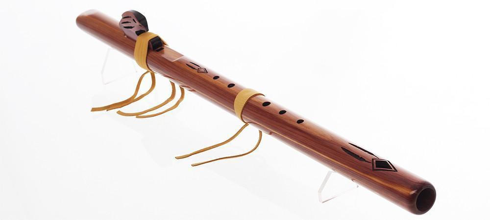 High Spirits Native American Style Flute Golden Eagle "F#" - Aromatic Cedar Native American Flutes High Spirits Flutes