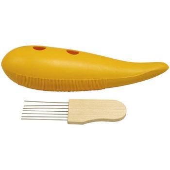 Yellow Plastic Guiro Rasps & Scrapers Lark in the Morning