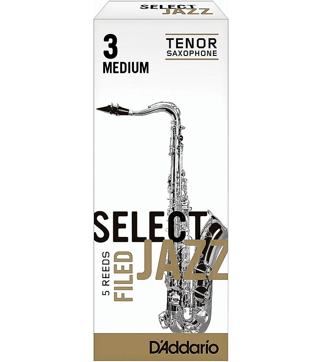 D'Addario Woodwinds Select Jazz Filed Tenor Saxophone Reeds 5-Pack Reeds D'Addario
