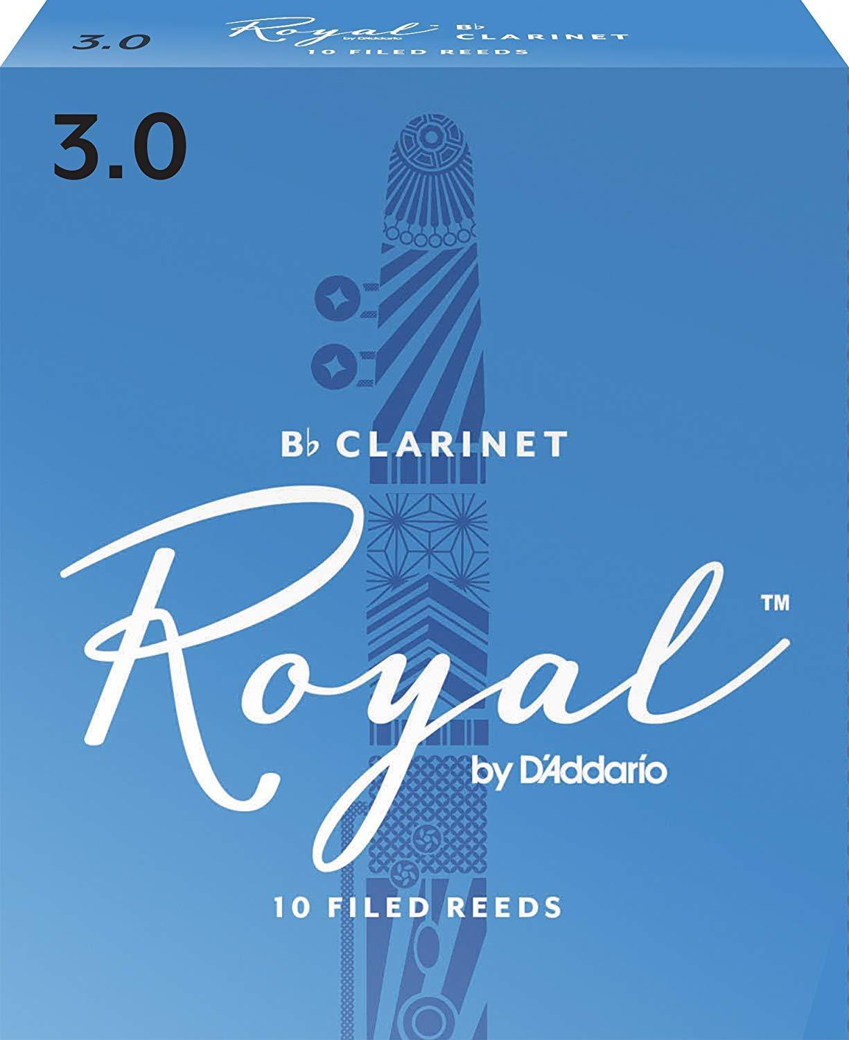 Royal by D'Addario Bb Clarinet Reeds 10-Pack Reeds D'Addario