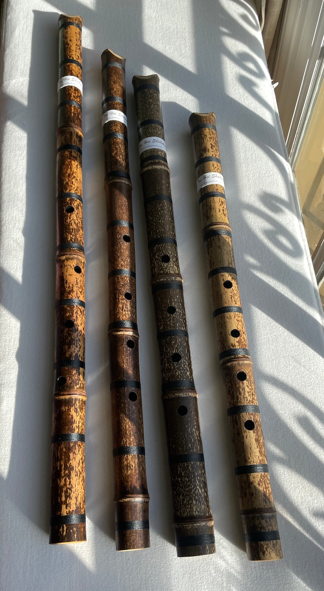 Advanced Student Shakuhachi, from Tai Hei Shakuhachi, size 2.0, key of C Shakuhachi Lark in the Morning