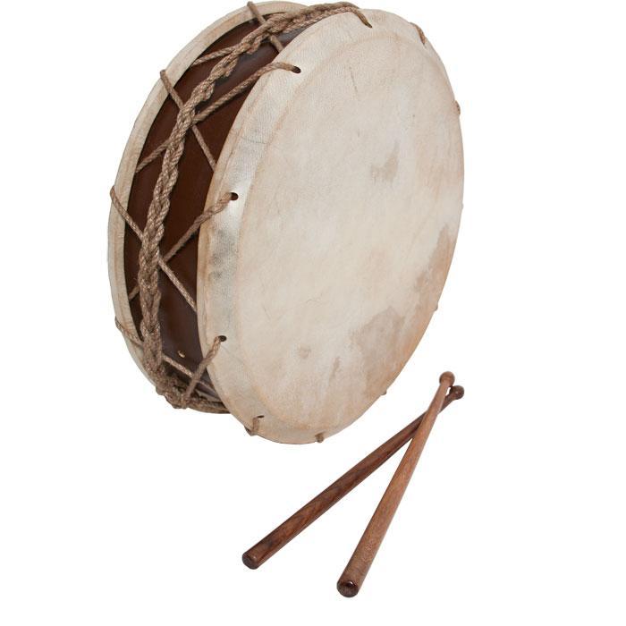 EMS Tabor Drum, 12", with Sticks Tabor Drums Early Music Shop