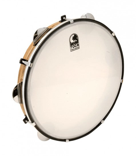 Toca Tunable Pandiero (12 inch) with Platinellas Tambourines Toca