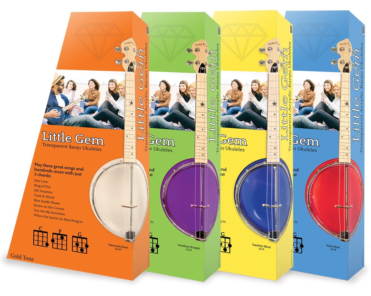 Gold Tone Little Gem Banjo Ukulele Ukuleles Gold Tone
