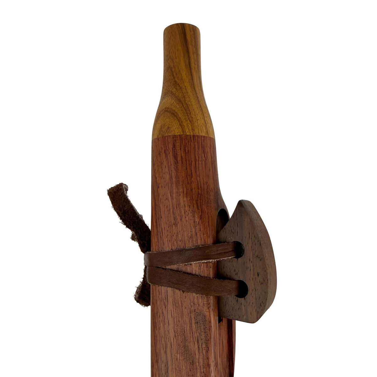 Native American Flute in F Minor by Nash Tavewa, Bubiga with Zebrawood Mouthpiece 