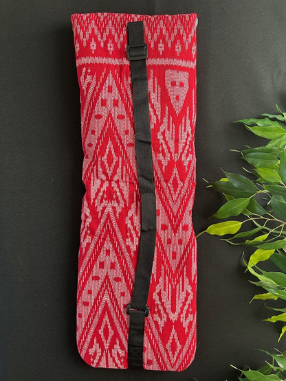 Little Fish Cotton Flute Bag - Dazzle Red - Suitable for Large Flute