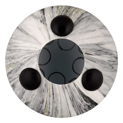 Nataraj Tongue Drum 8 inches, C Pygmy, White Marble
