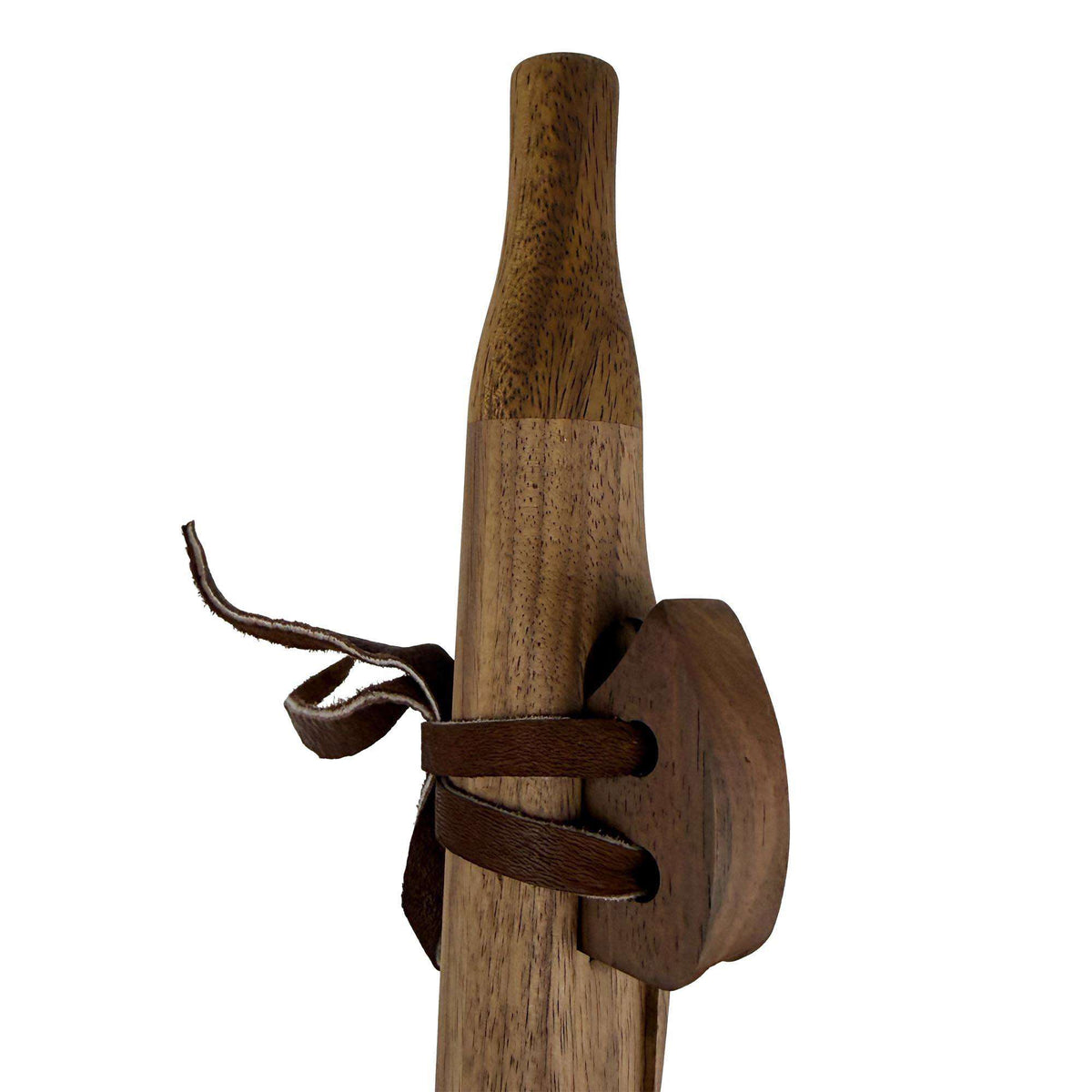 Native American Flute in A Minor by Nash Tavewa, Walnut with Acacia Mouthpiece 