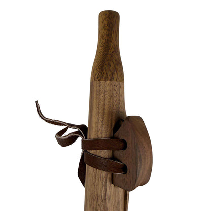 Native American Flute in A Minor by Nash Tavewa, Walnut with Acacia Mouthpiece 
