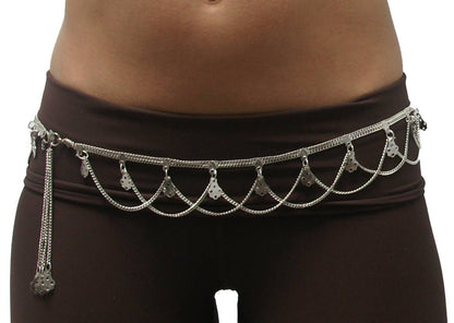 Draping Chain with Bells / Belly Dance Belt: Bells