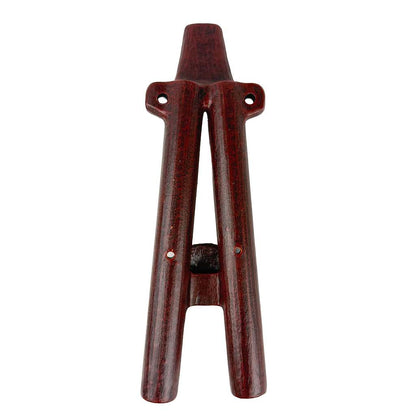 Native American Wobbling Double Clay Flute in C, by Nash Tavewa 