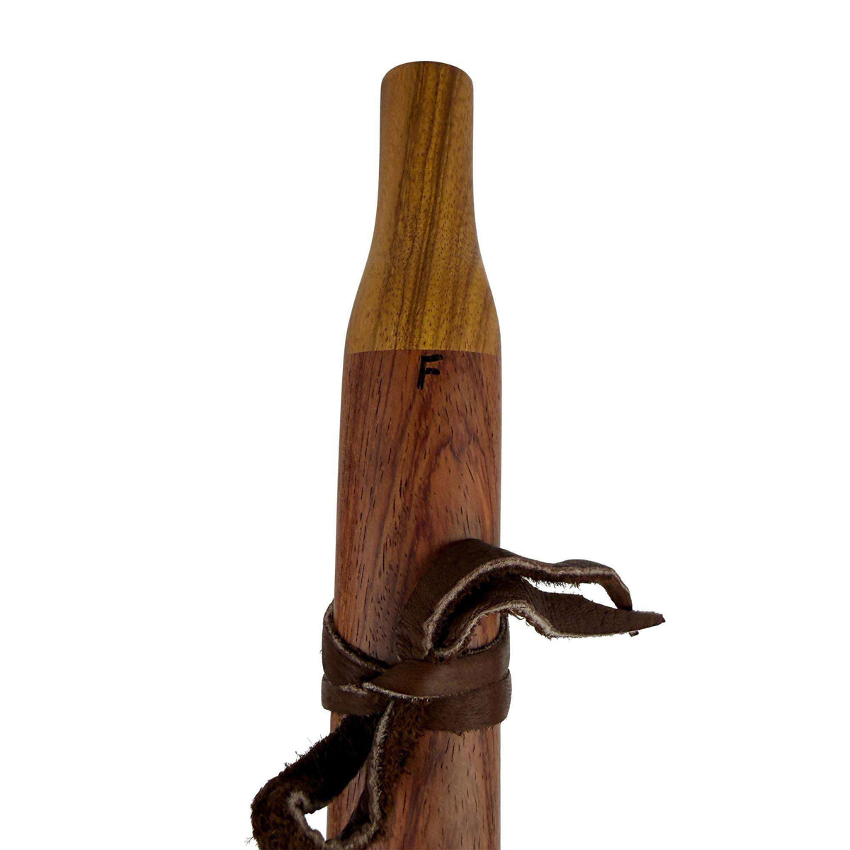 Native American Flute in F Minor by Nash Tavewa, Bubiga with Zebrawood Mouthpiece 