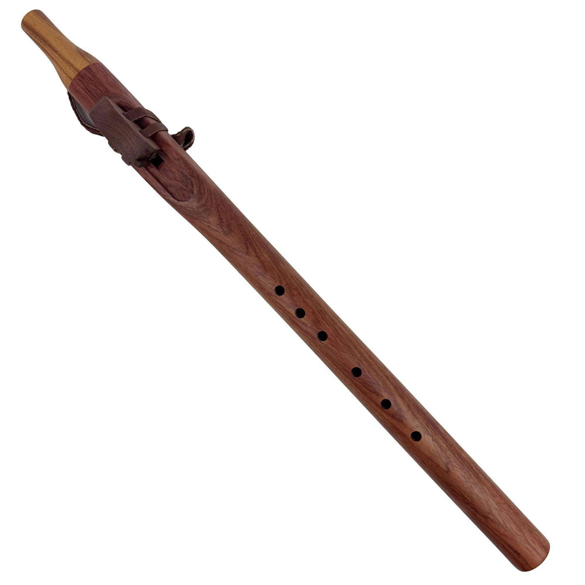 Native American Flute in F Minor by Nash Tavewa, Bubiga with Zebrawood Mouthpiece 