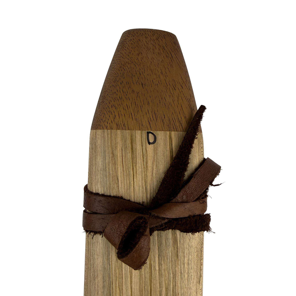 Native American Drone Flute in D minor by Nash Tavewa, Maple with Acacia Mouthpiece 